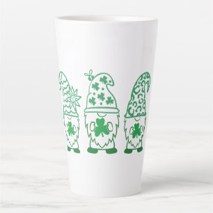 St. Patrick's Day Gnomes-60682 Latte Mug