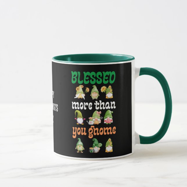 St Patrick's Day Gnomes Mug (Right)