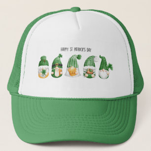 St Patrick's Day Gnomes Trucker Hat