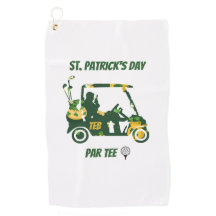 St. Patrick's Day Golf Par Tee Monogramed