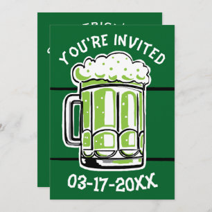 St. Patrick's Day Green Beer Party Invitation