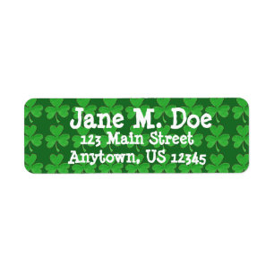 St. Patrick's Day Green Irish Shamrock Clover