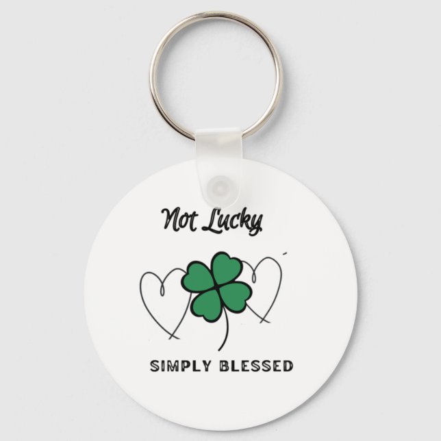 St Patricks Day Green Keychain (Front)