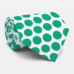 St Patrick's Day Green Polka Dots Gift Party Favou Tie