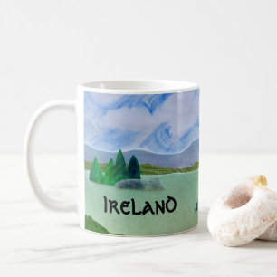 St Patrick's Day Green Shamrock Irish Landscape Coffee Mug