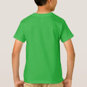 St Patricks Day Green Shamrock Personalized Name T-Shirt (Back)
