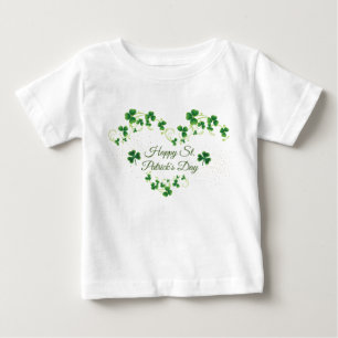 St. Patrick's Day Green Shamrock Vine Irish Party  Baby T-Shirt