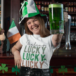 St. Patrick's Day Green Shamrock Vine Irish Party T-Shirt