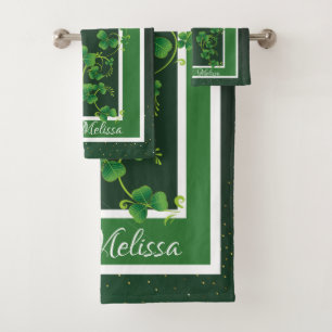 St. Patrick's Day Green Vine Shamrock Irish Party