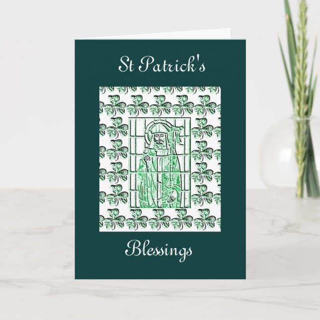St Patricks Day greeting card (Front)