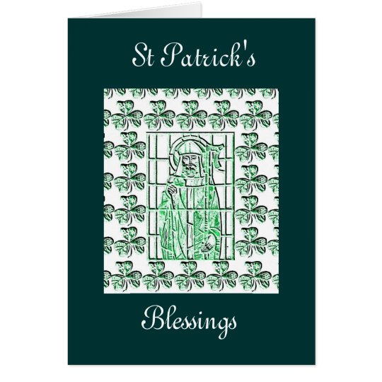 St Patricks Day greeting card