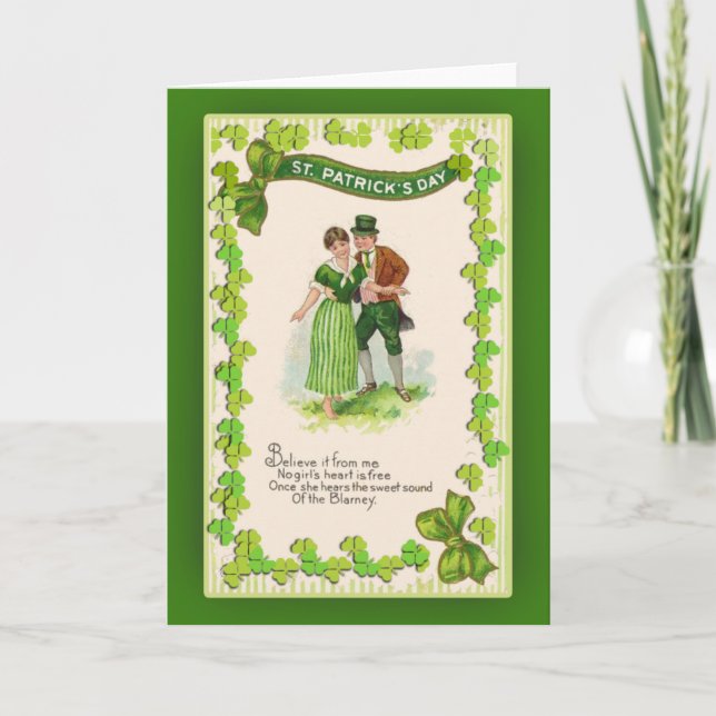 St. Patrick's Day Greeting Cards (Front)