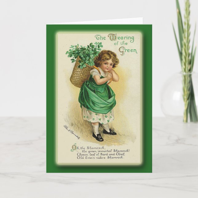 St. Patrick's Day Greeting Cards and Postcards (Front)