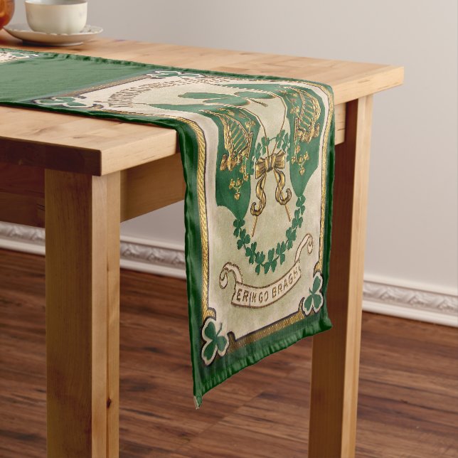 St. Patricks Day Greeting Table Runner (In Situ)