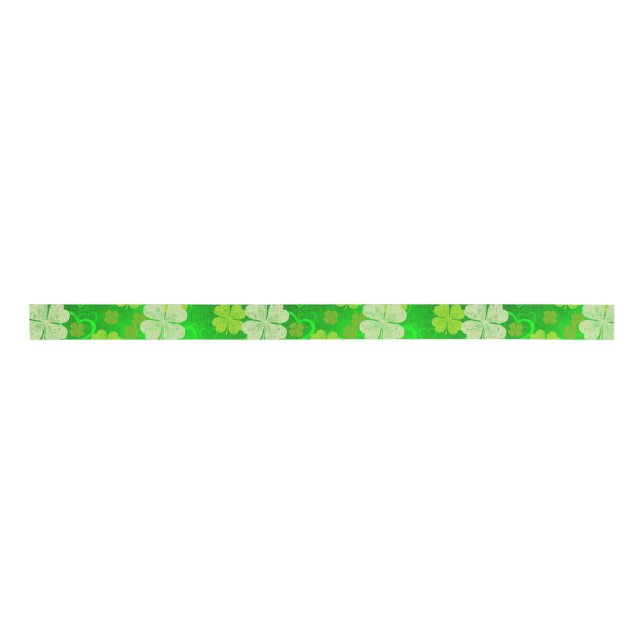 St Patricks Day  Grosgrain Ribbon (Front)