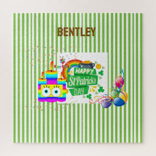St. Patrick's Day Happy Birthday Jigsaw Puzzle