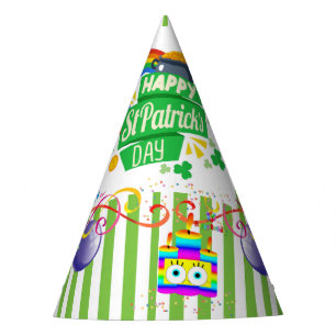 St. Patrick's Day  Happy Birthday Paper Party Hat