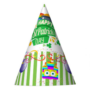 St. Patrick's Day  Happy Birthday Paper Party Party Hat