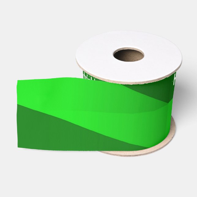 St. Patrick's  Day Happy Birthday Ribbon Grosgrain Ribbon (Spool)