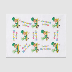 St. Patrick's Day Happy Birthday Tissue Paper