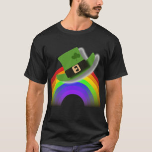 St Patricks Day Hat and Rainbow T-Shirt