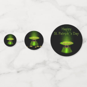 St. Patrick's Day Hat Coins Confetti