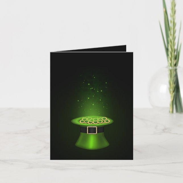St. Patrick's Day Hat - Greeting Card (Front)