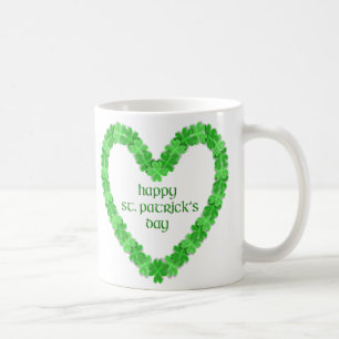 St Patrick's Day Heart Coffee Mug