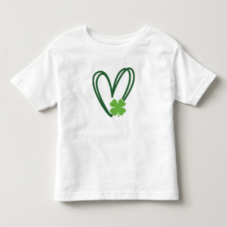 St. Patrick's Day Heart Design T-shirt
