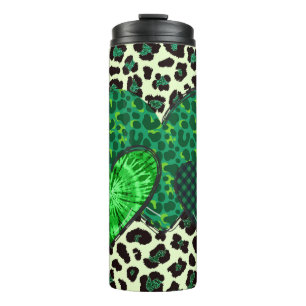 St Patricks Day Hearts Thermal Tumbler