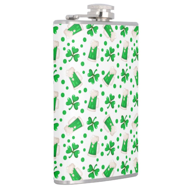 St. Patrick's Day Hip Flask (Right)