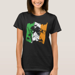 St Patricks Day Hockey For Irish Family Goalie T-Shirt
