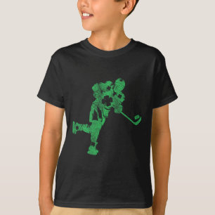 St Patrick's Day Hockey Irish Boys Saint Paddy's S T-Shirt