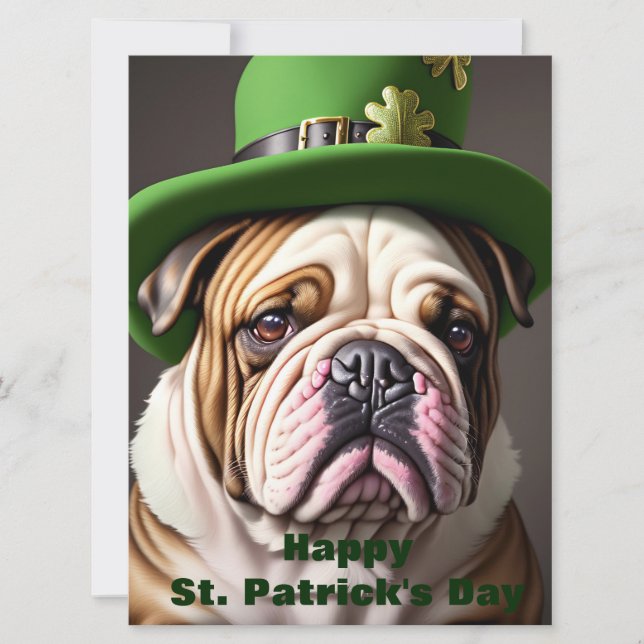 St Patrick's Day Holiday Card (Front)