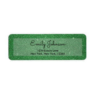 St. Patrick's Day Holiday Green Glitter & Sparkle