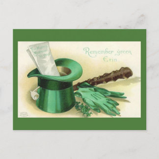 St. Patrick's Day Holiday Postcard