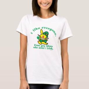 St Patrick's Day   I Like Everyone T-Shirt