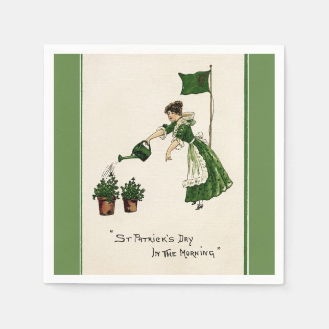 St. Patrick's Day in the Morning Napkin (Front)