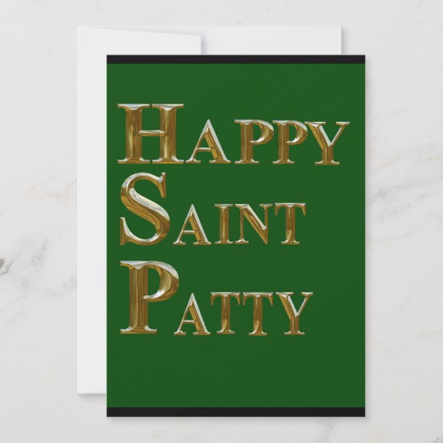 ST. PATRICK'S DAY INVITATION (Front)