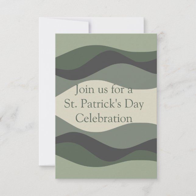 St. Patrick's Day Invitation (Front)