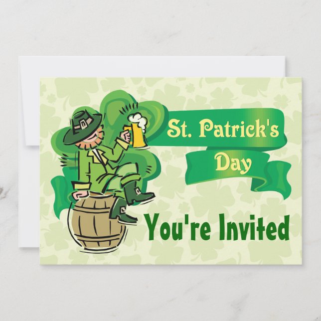 St. Patrick's Day Invitations! Invitation (Front)