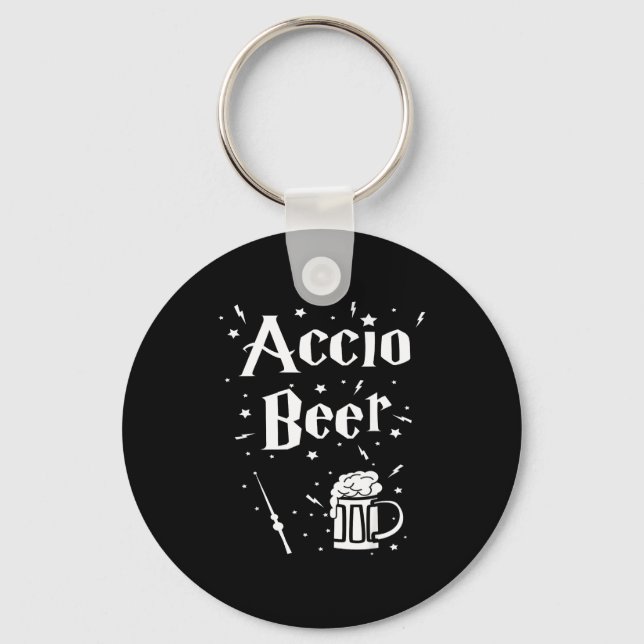 St. Patrick's Day Iri-shirt - Accio Beer Funny Tee Keychain (Front)