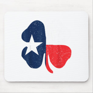 St. Patrick's Day Iri-shirt - Texas Flag Tee  Mouse Pad