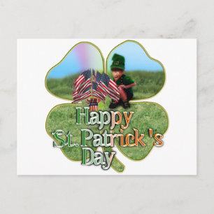 St. Patrick's Day Irish American Leprechaun Postcard