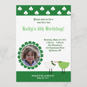 St. Patrick's Day Irish Birds *PHOTO* invite