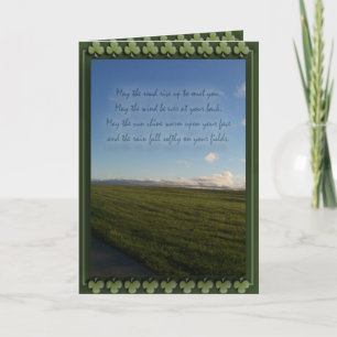 St. Patrick's Day Irish Blessing Card