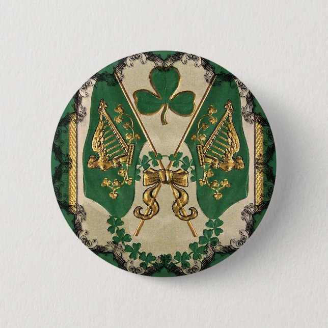 St. Patrick's Day Irish Button (Front)
