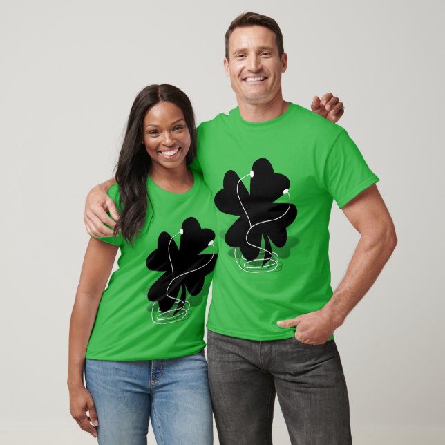 St. Patrick's Day - iRish Clover T-Shirt (Unisex)