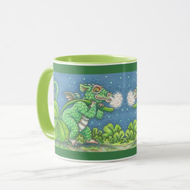 ST. PATRICK'S DAY IRISH DRAGON MUG Customize (Front Left)