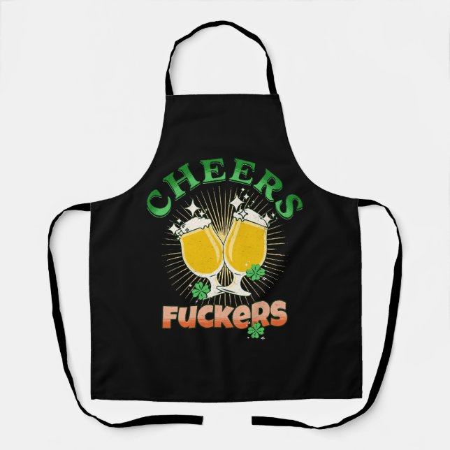  St Patricks Day Irish Drinkin Apron (Front)